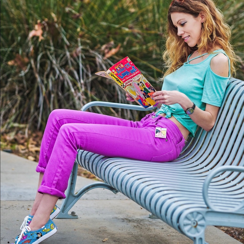 3 for $20 Wet Seal purple-pink full length pant